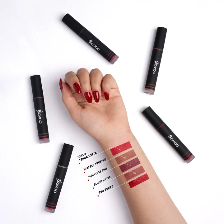 Savoo Liquid Lipstick - Red Berry