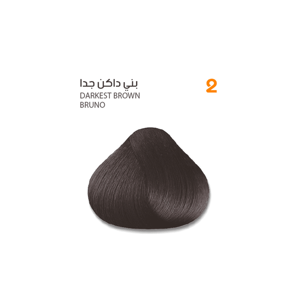 SAVOO Hair Dye #2 Darkest Brown 100ml