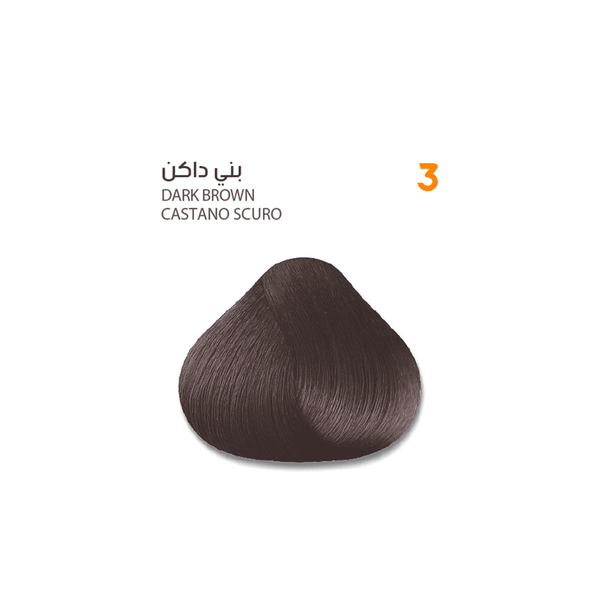 SAVOO Hair Dye #3 Dark Brown 100ml