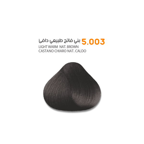 SAVOO Hair Dye #5.003 Light Warm Natural Brown 100ml