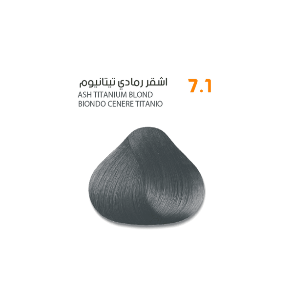 SAVOO Hair Dye #7.1 Ash Titanium Blond 100ml