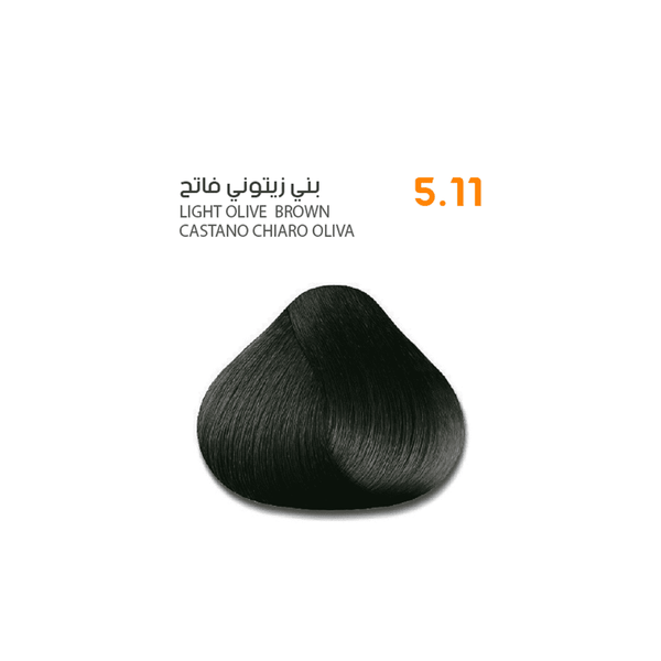 SAVOO Hair Dye #5.11 Light Olive Brown 100ml