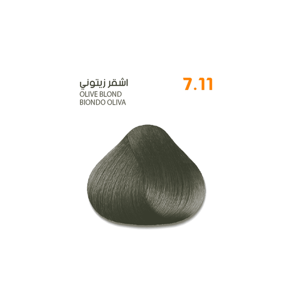 SAVOO Hair Dye #7.11 Olive Blond 100ml