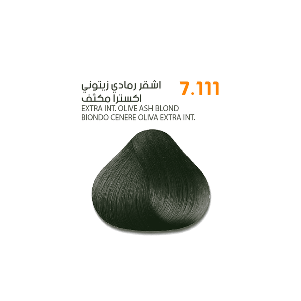 SAVOO Hair Dye #7.111 Extra Intense Olive Ash Blond 100ml