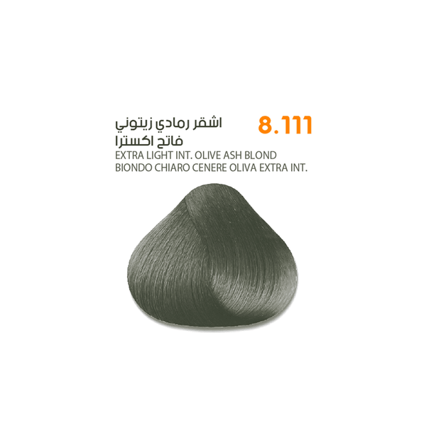 SAVOO Hair Dye #8.111 Extra Light Intense Olive Ash Blond 100ml