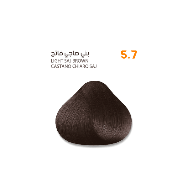 SAVOO Hair Dye #5.7 Light Saj Brown 100ml