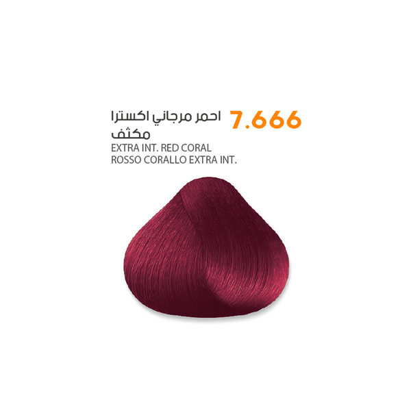 SAVOO Hair Dye #7.666 Extra Intense Red coral 100ml