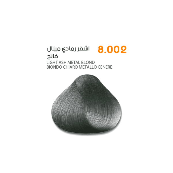 SAVOO Hair Dye #8.002 Light Ash metal Blond 100ml