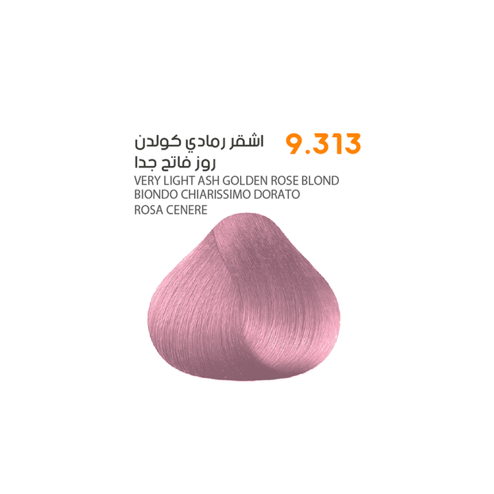 SAVOO Hair Dye #9.313 Very Light Ash Golden Rose Blond 100ml