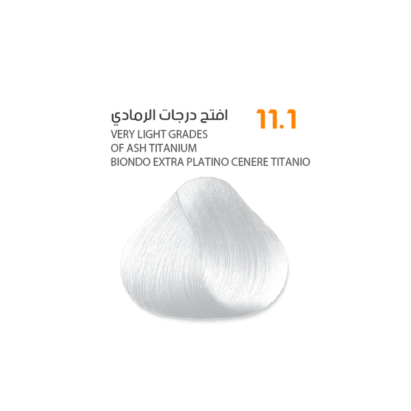 SAVOO Hair Dye #11.1 Very Light Grades of Ash Titanium 100ml