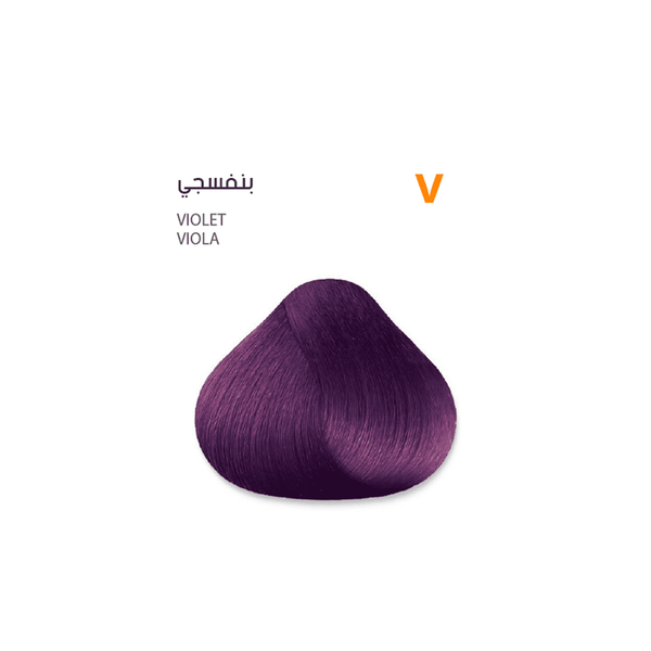 SAVOO Hair Dye #V Violet w/ Herbal Extracts and Plex 100ml