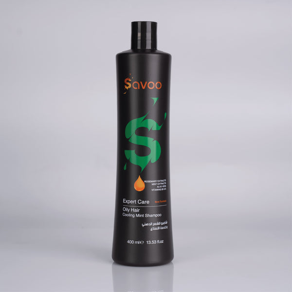 SAVOO Shampoo - Cooling Mint / Oily Hair 400ml