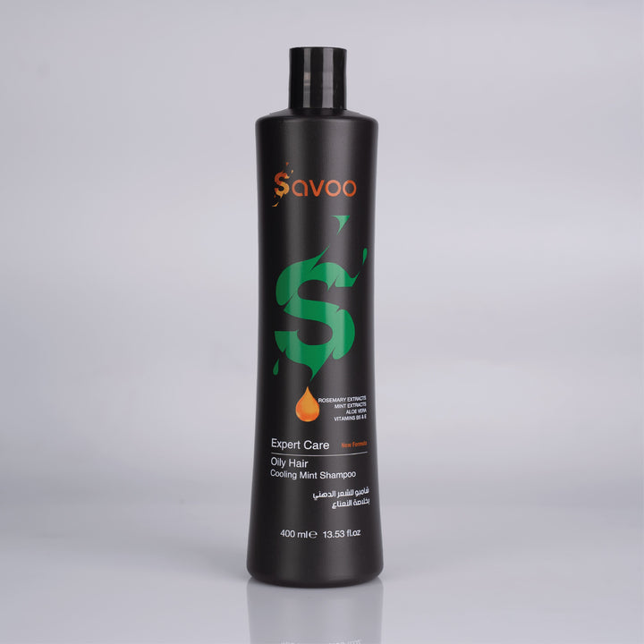 SAVOO Shampoo - Cooling Mint / Oily Hair 400ml