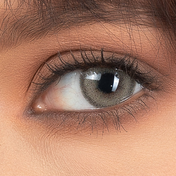 SAVOO Coloured Contact Lenses-Peacock Pearl Grey