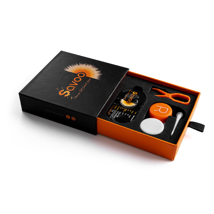 SAVOO Coloured Contact Lenses-Hessonite Brown